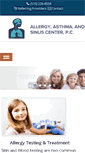 Mobile Screenshot of allergyasthmasinusctr.com